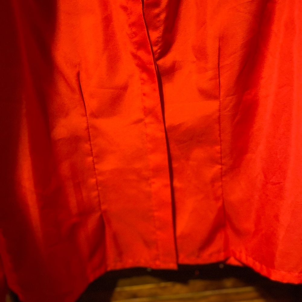 Vintage Secretary Blouse High Button Neck - Picture 7 of 7